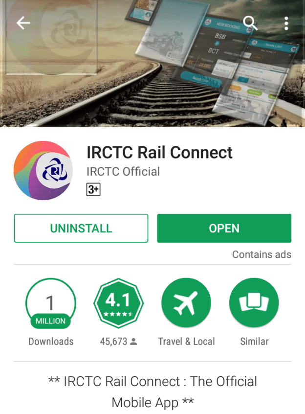 Irctc App Download